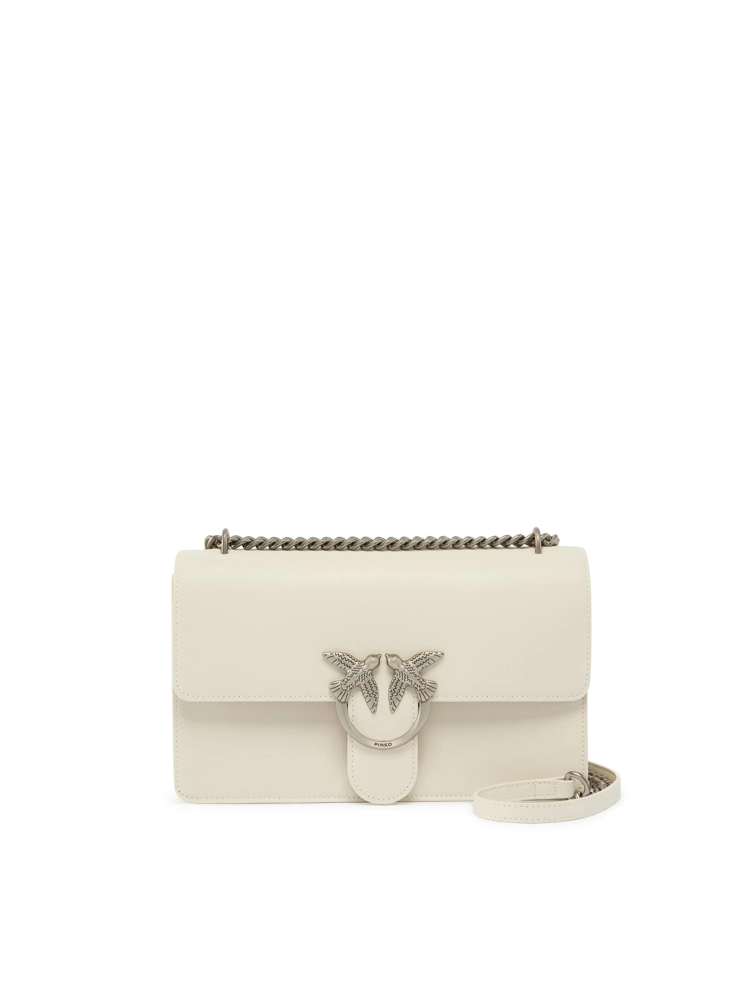 Sacs à main 'Pinko Sacs à main Love One Classic Dc Vitello Se Blanc' PINKO en blanc : devant