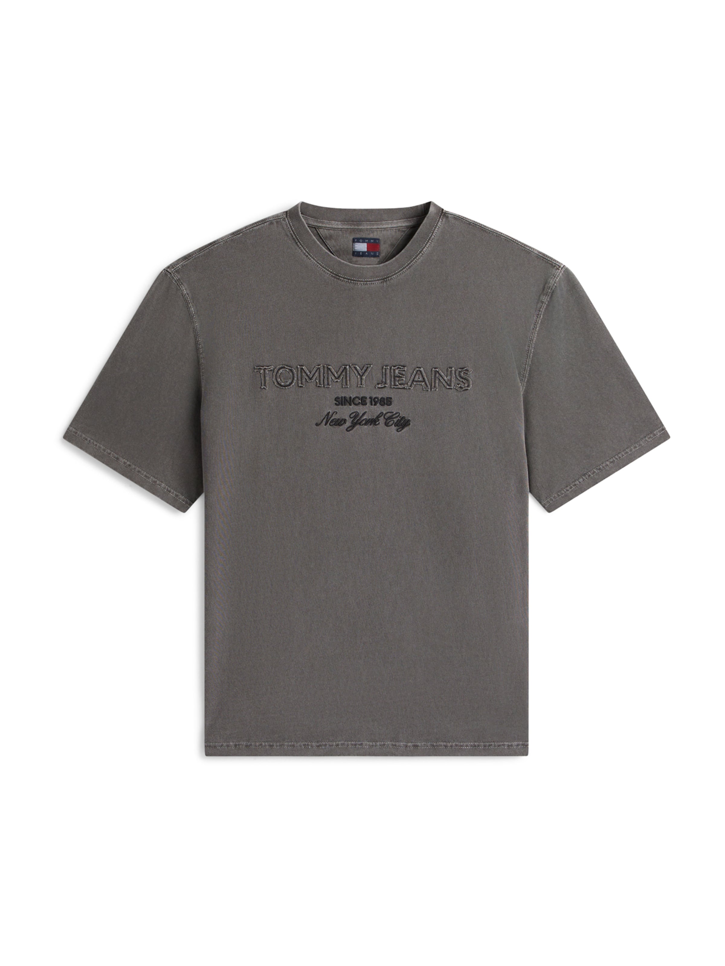 Tommy Jeans T-shirt '90S NEW CLASSICS' i grå: framsida