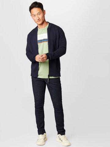 TOM TAILOR Knit Cardigan in Blue