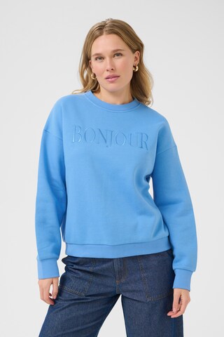 Kaffe Sweatshirt 'Jacky' in Blauw: voorkant