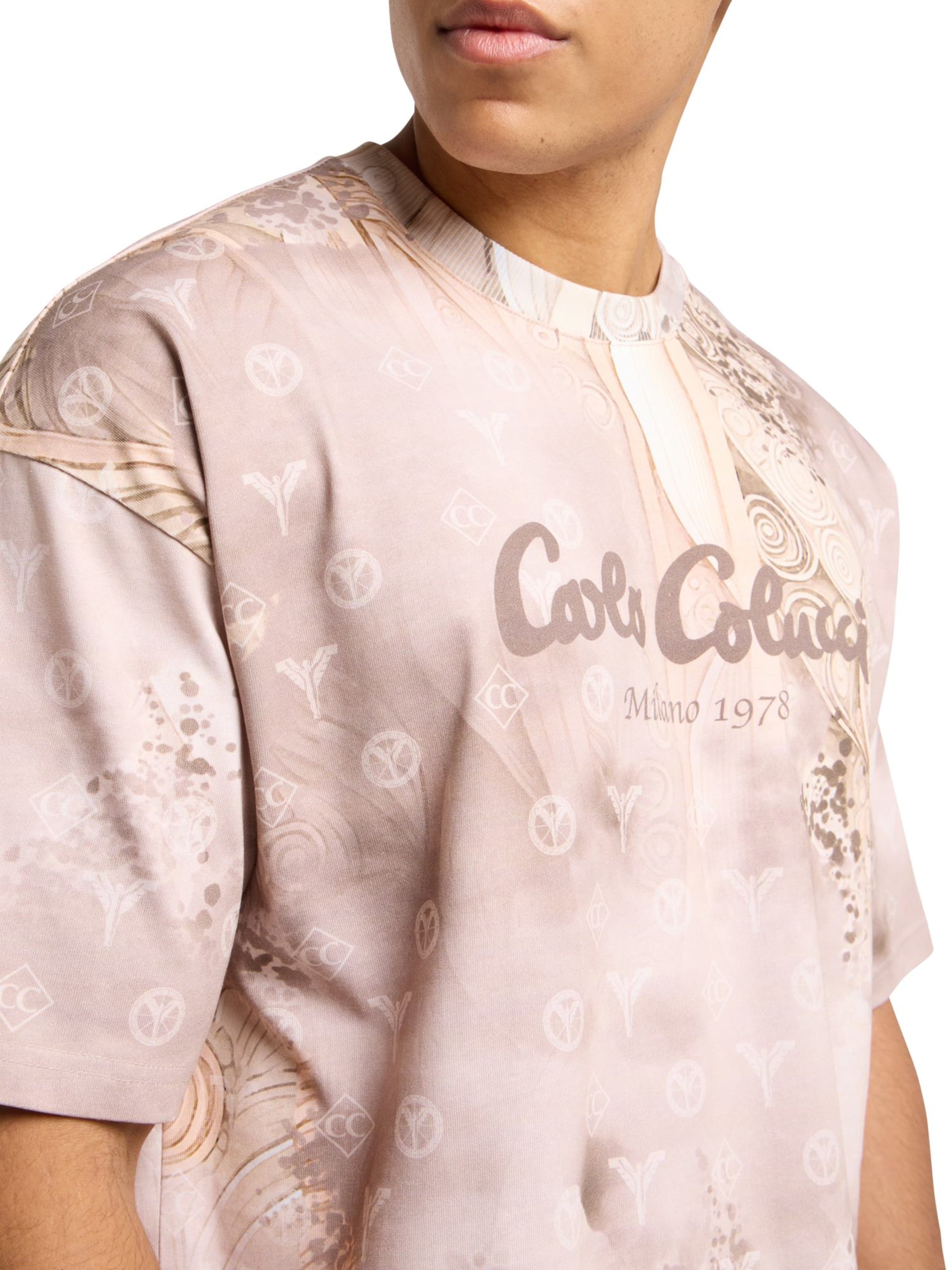 Carlo Colucci Shirt 'Eidenberger' in Beige
