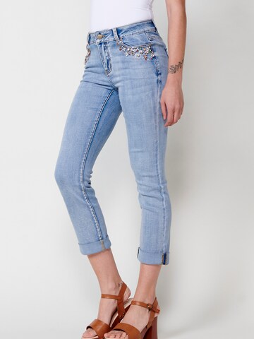 Slimfit Jeans di KOROSHI in blu: frontale