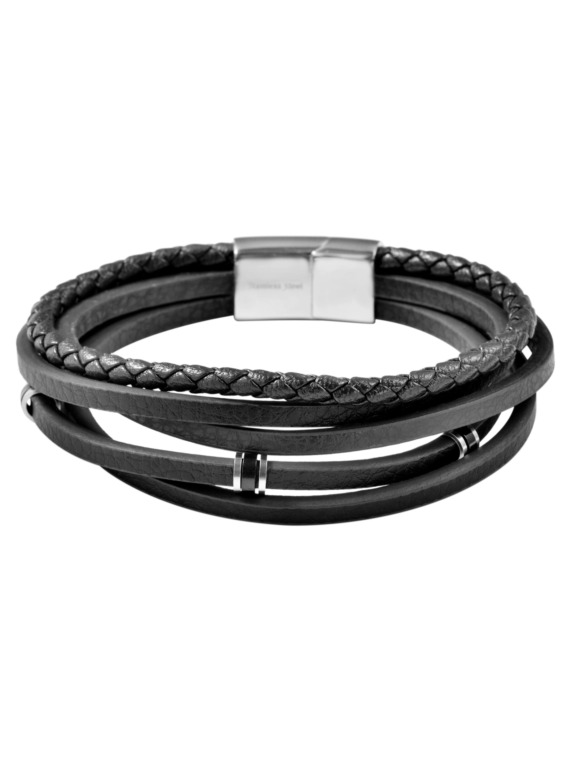 Akzent Bracelet 'Riven, langlebig' in Black