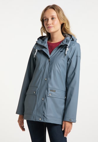 Schmuddelwedda Between-Season Jacket in Blue: front