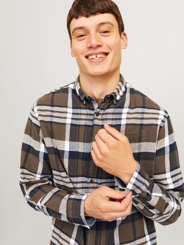 JACK & JONESRegular Fit Košulja 'JJEClassic' - smeđa boja