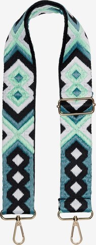 styleBREAKER Taschenzubehör 'Wechsel Taschengurt Ethno Muster bunt' in Grün: Vorderseite