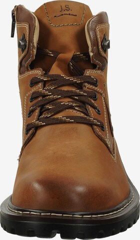 JOSEF SEIBEL Lace-Up Boots 'Chance 51' in Brown