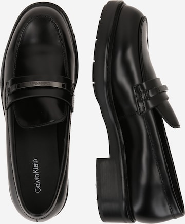 Calvin Klein - Mocasines en negro: frente