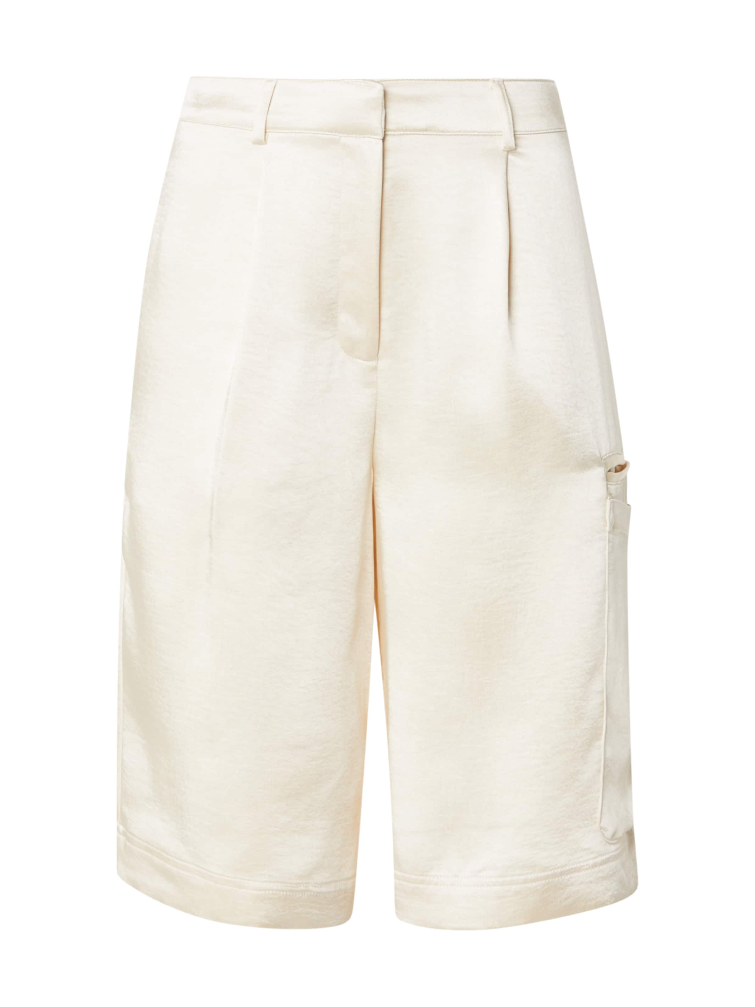 TOPSHOP - Perna larga Calças cargo 'LIEKE' em bege: frente