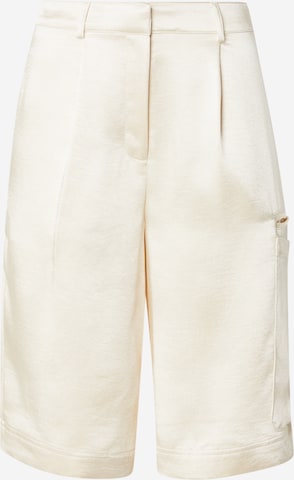 TOPSHOP Wide Leg Gargohousut 'LIEKE' värissä beige: etupuoli
