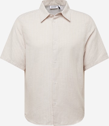 smėlio WEEKDAY Standartinis modelis Marškiniai 'Oscar': priekis