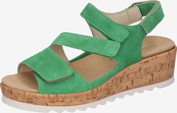 WALDLÄUFER Sandals in Green: front