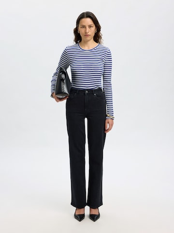 Tricou 'SLFANNA' de la SELECTED pe albastru