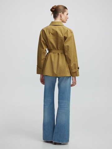Ipekyol Between-seasons coat in Yellow