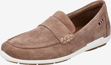 Rieker Moccasins in Beige: front