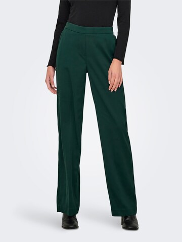ONLY Loose fit Pleated Pants 'ONLELODY' in Green: front
