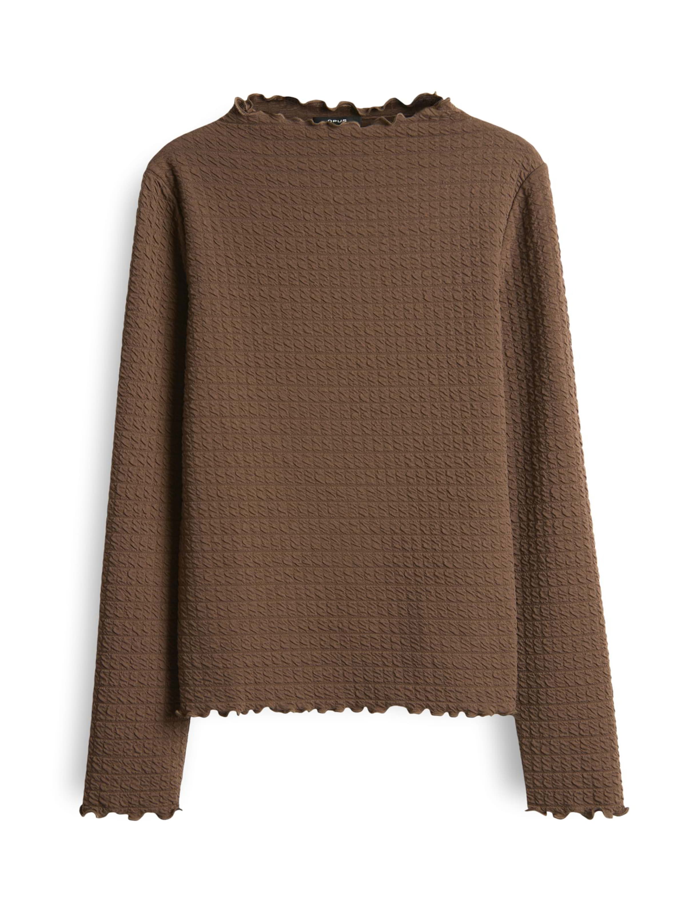 OPUS Футболка 'Sirken' в Коричневый: спереди