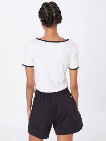 ADIDAS ORIGINALS Shirt 'CROPPED TEE' in Wit