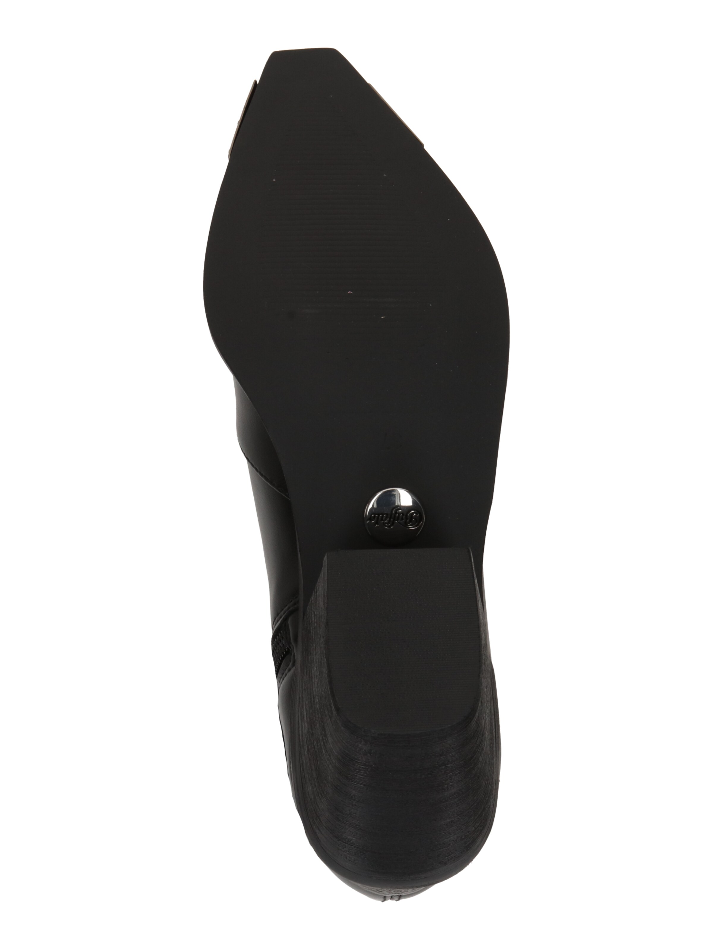 BUFFALO Enkellaarsjes in Zwart