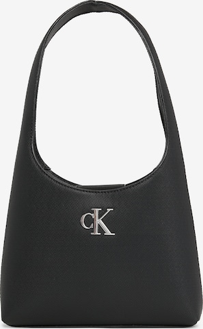 Calvin Klein Jeans Schultertasche in Schwarz: predná strana