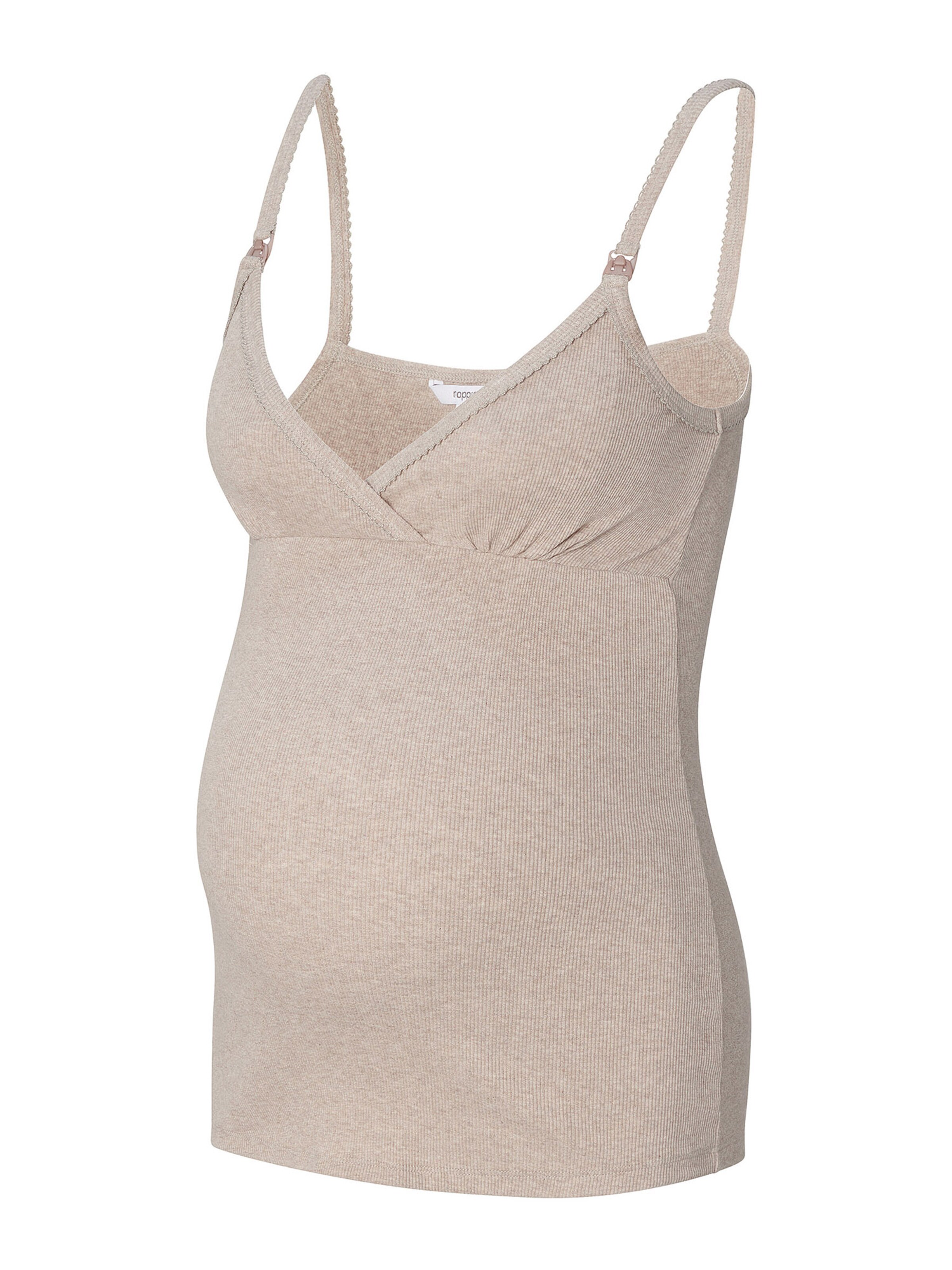 Chemise de nuit 'Maja' Noppies en gris : devant