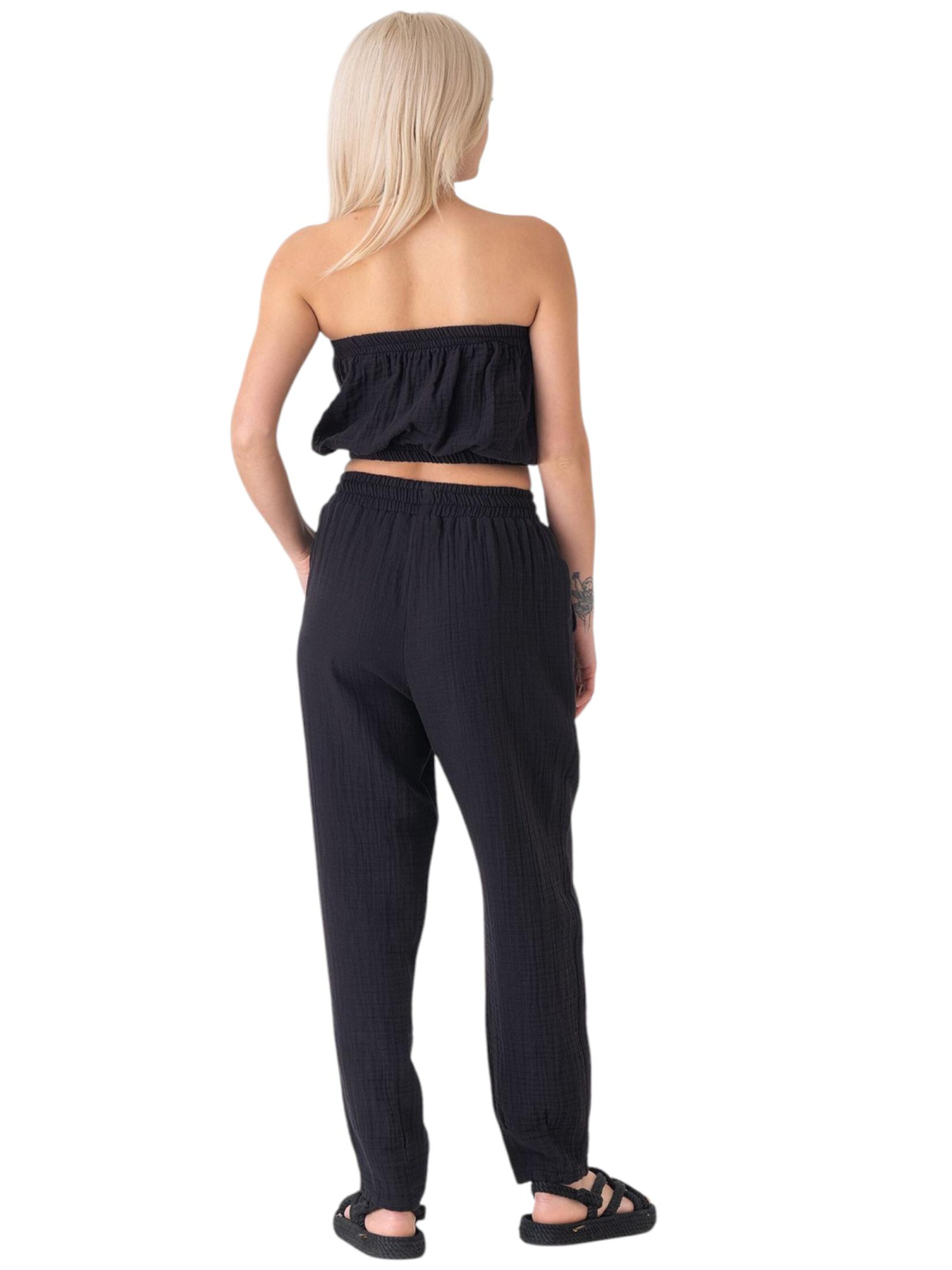 Wide Leg Pantalon 'Eluna' WENOR en noir