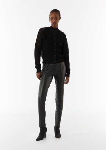 COMMA Strickjacke in Schwarz