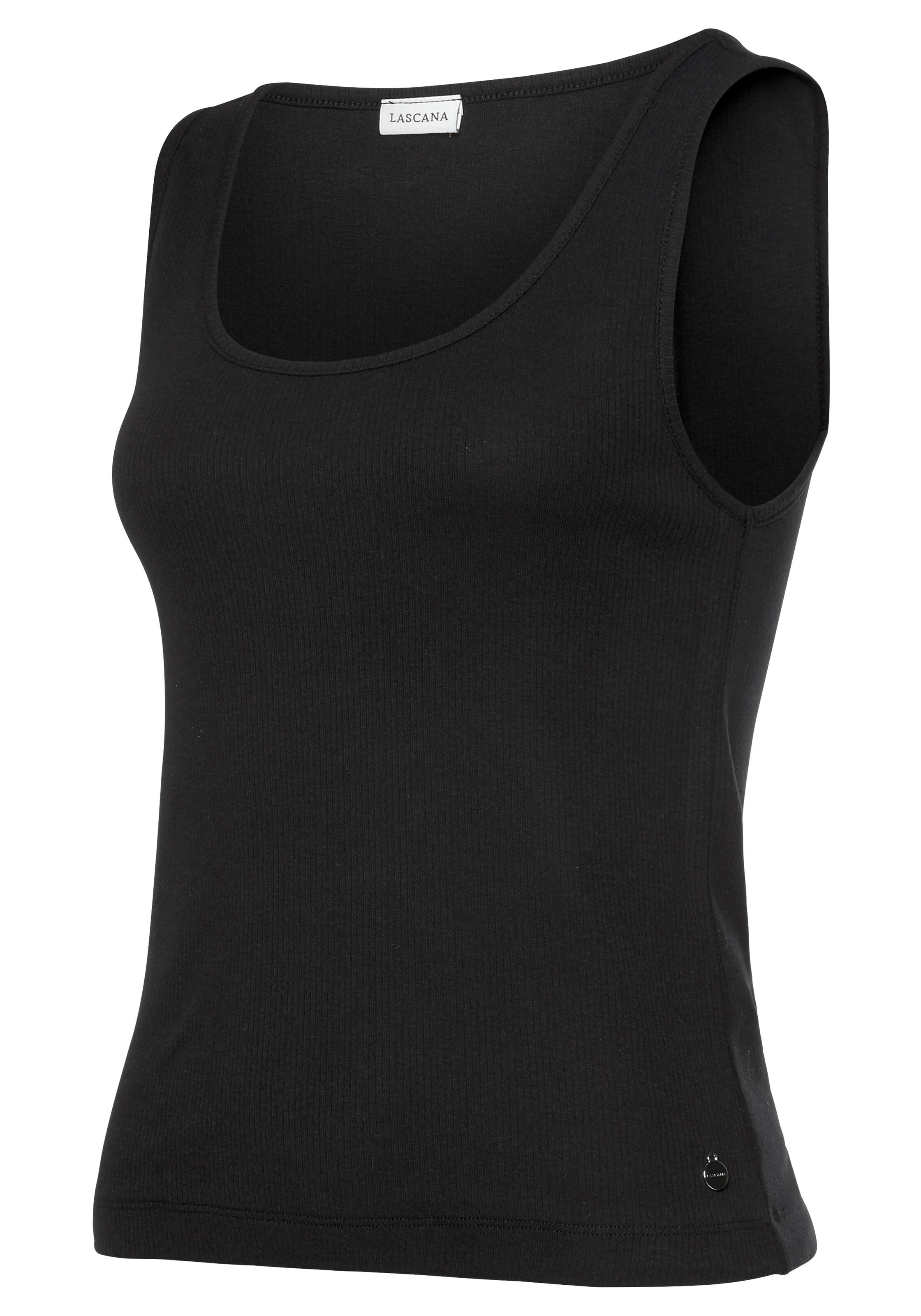 Frauen Große Größen LASCANA Top in Schwarz - CI32947 Frauen Große Größen LASCANA Top in Schwarz - CI32947
