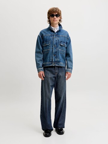 JACK & JONES Wide Leg Jeans 'JJ Dave' i blå