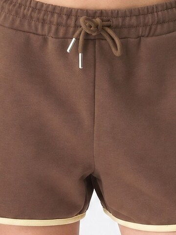 Pantalon 'Shorts' Ethiquet en marron