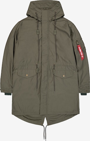 ALPHA INDUSTRIES Välikausitakki värissä vihreä: etupuoli