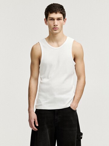 Pull&Bear Majica | bela barva: sprednja stran