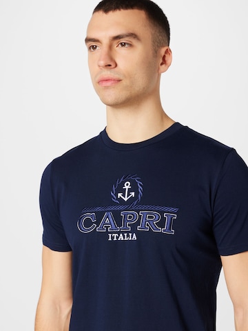 Harmony Paris T-shirt 'CAPRI ANCHOR' i blå