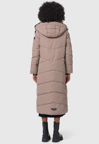 NAVAHOO Wintermantel 'Hingucker XIV' in Bruin