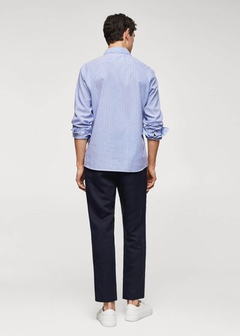 MANGO MAN Slim Fit Hemd in Blau