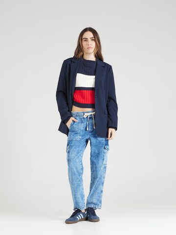 GAP Loosefit Cargojeans i blå