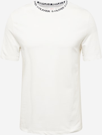 s.Oliver T-shirt i vit: framsida