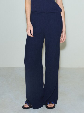 Next Wide leg Trousers in Blue: front