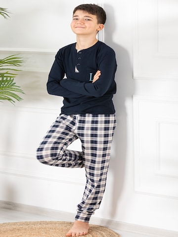 LOREZA Nachtkledij 'Elian' in Blauw