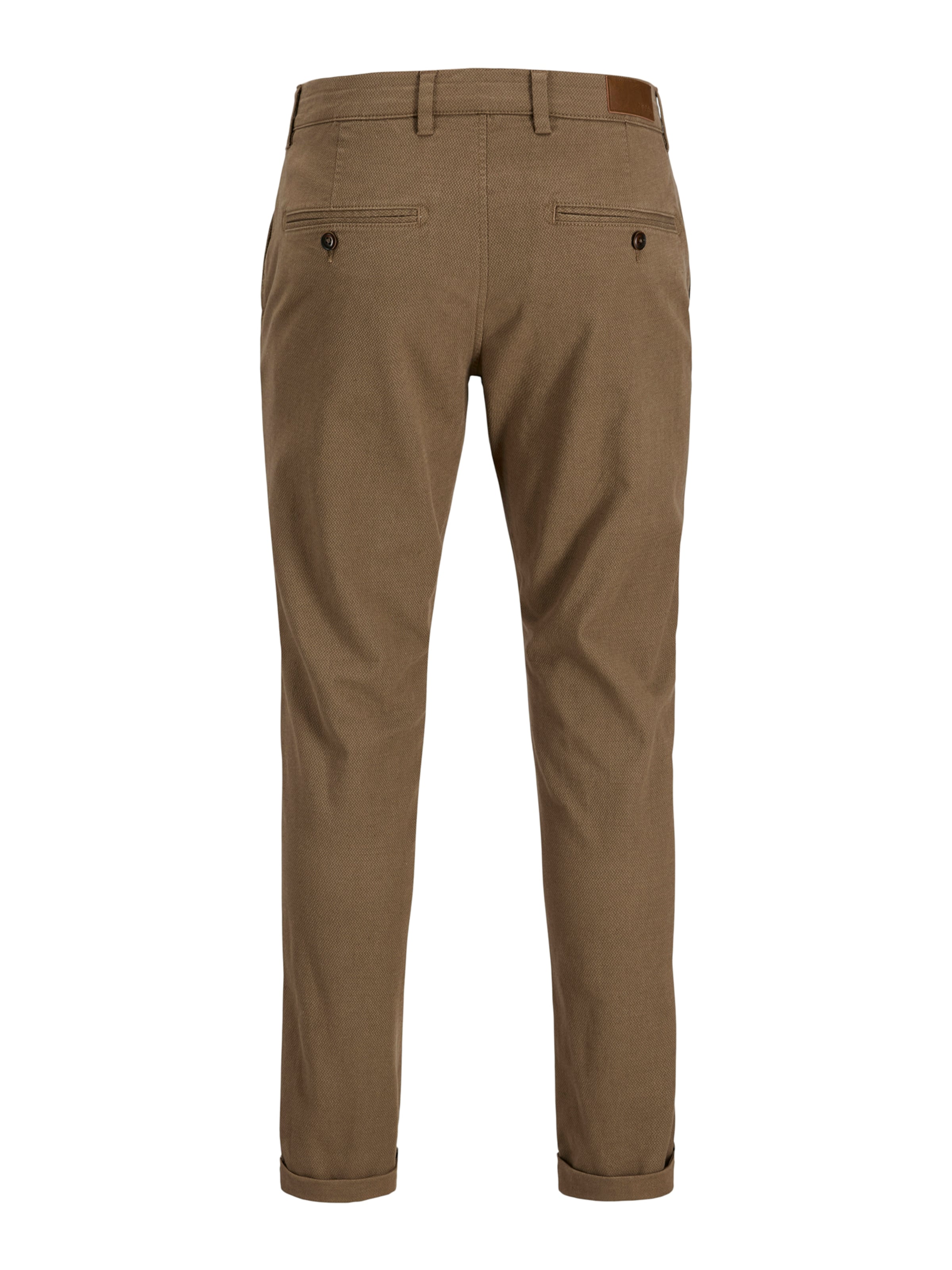 JACK & JONES Слим Брюки-чинос 'JJMarco JJFURY' в Коричневый