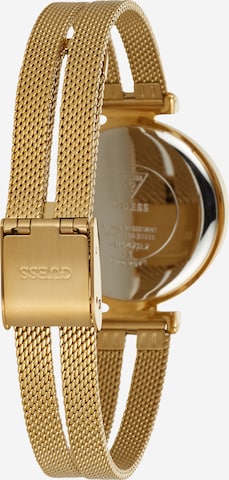 GUESS Analogové hodinky – zlatá