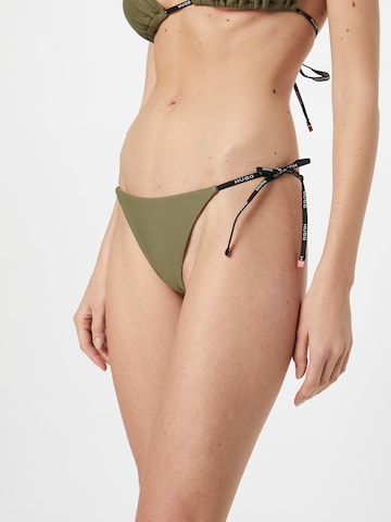 HUGO - Braga de bikini en verde: frente