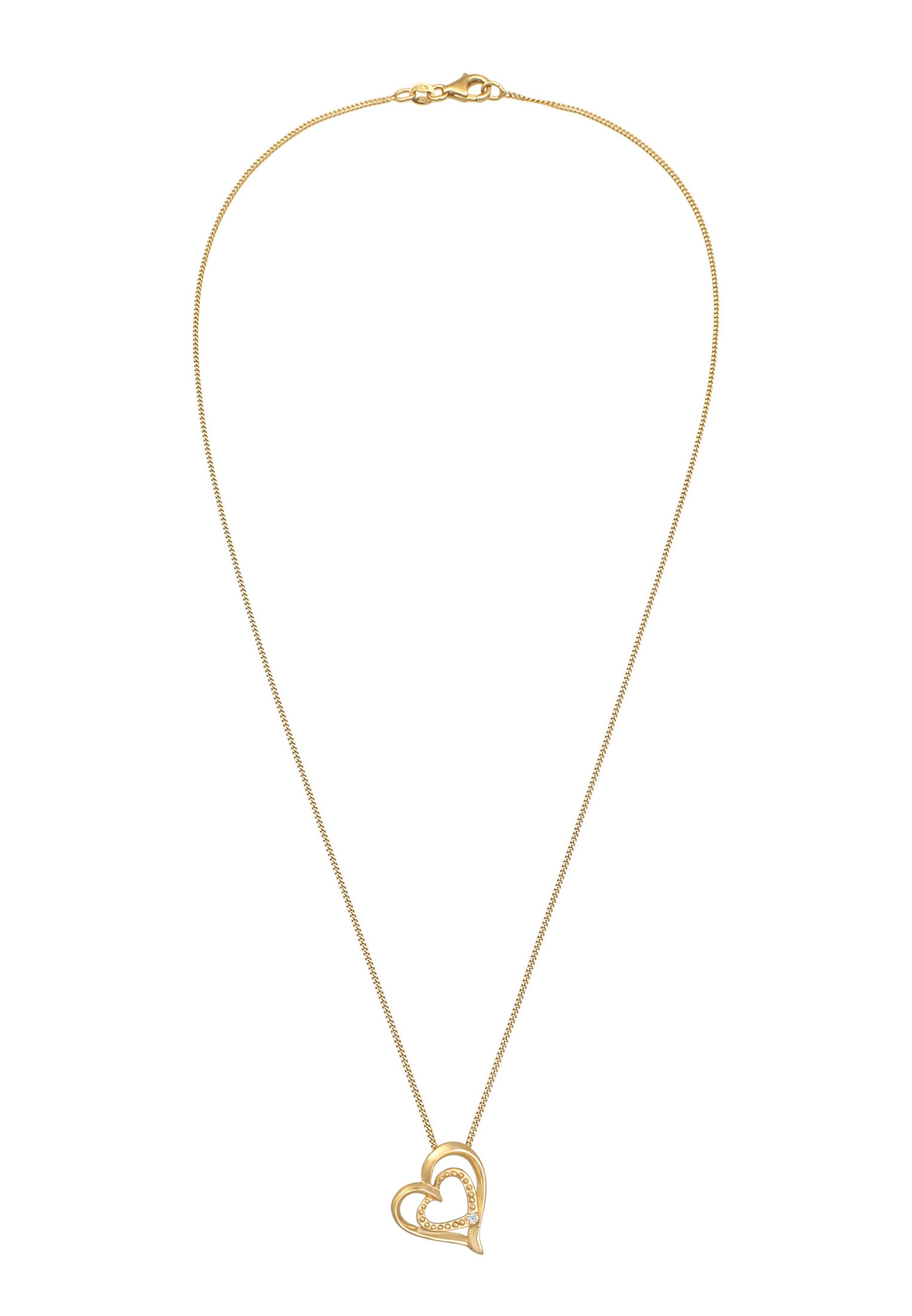 Elli DIAMONDS Kette in Gold: Vorderseite