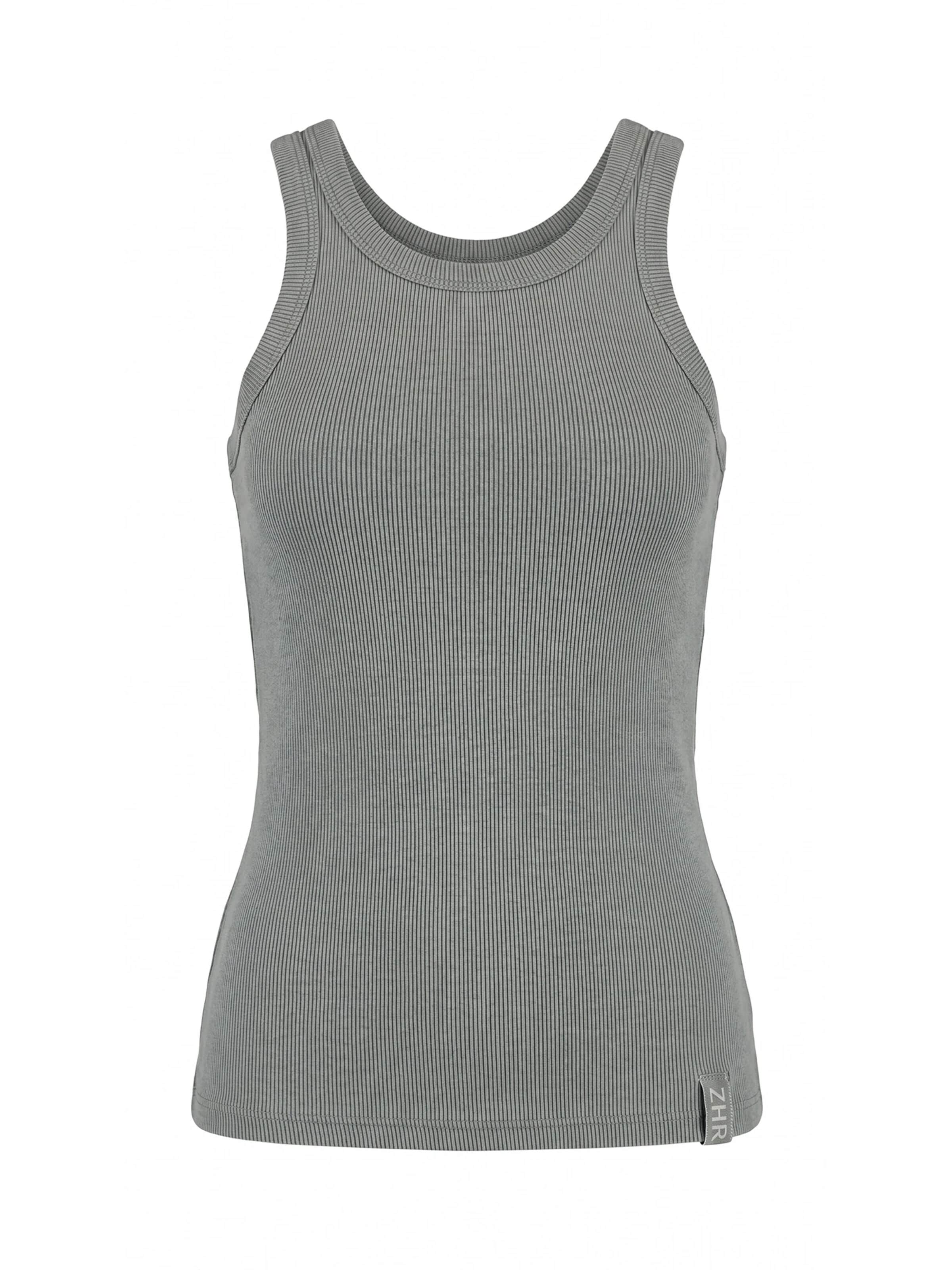 Zhrill Shirt 'ZHARIA'‌ in Grau: Vorderseite