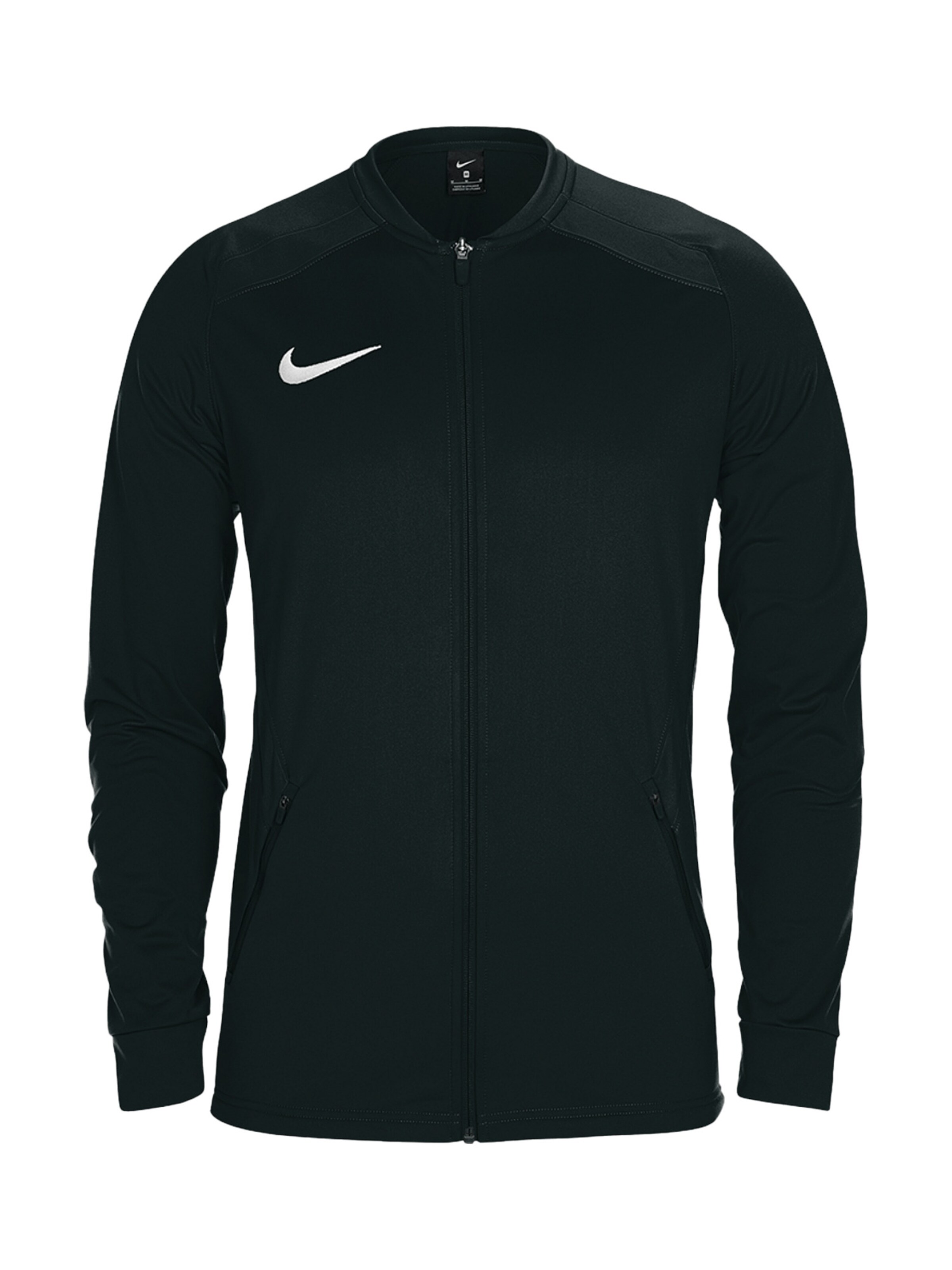 NIKE Sportjacke in Schwarz: Vorderseite
