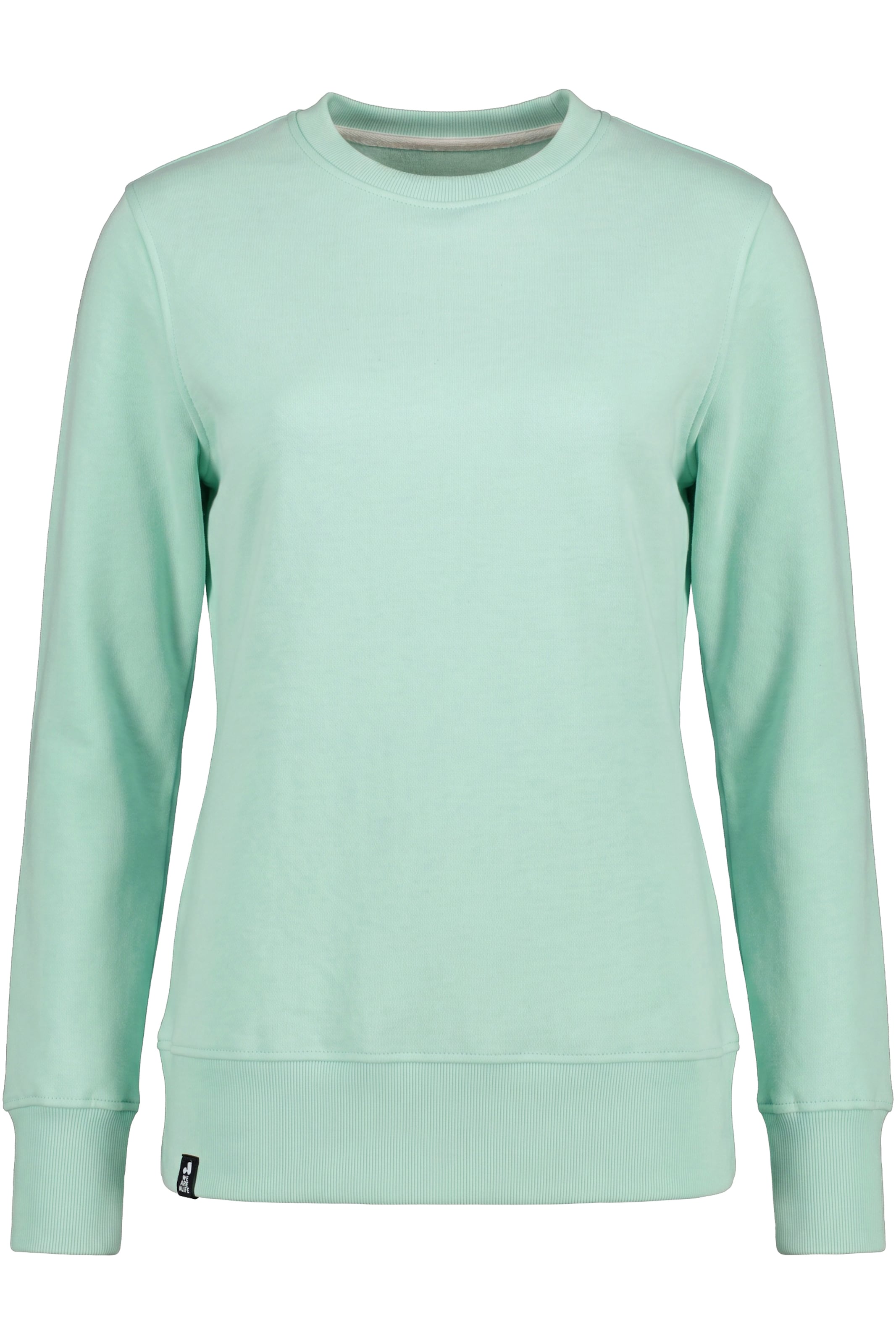 alife & kickin Sweatshirt 'LottaAK A' in Groen: voorkant