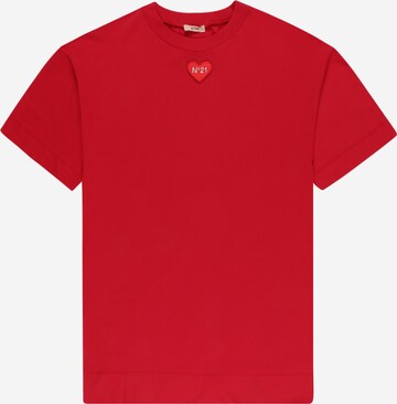 N°21 Tričko – červená: přední strana