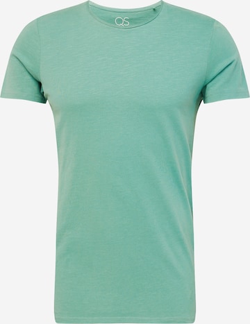 T-Shirt QS en vert : devant