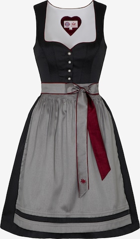 SPIETH & WENSKY Dirndl 'FC Bayern Bitz' in Grey: front