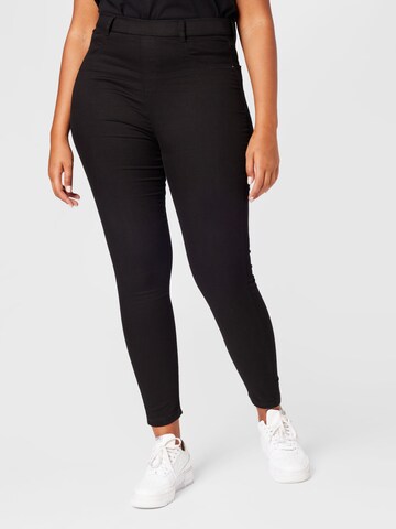 Dorothy Perkins Curve Skinny Jeggings 'Eden' in Zwart: voorkant